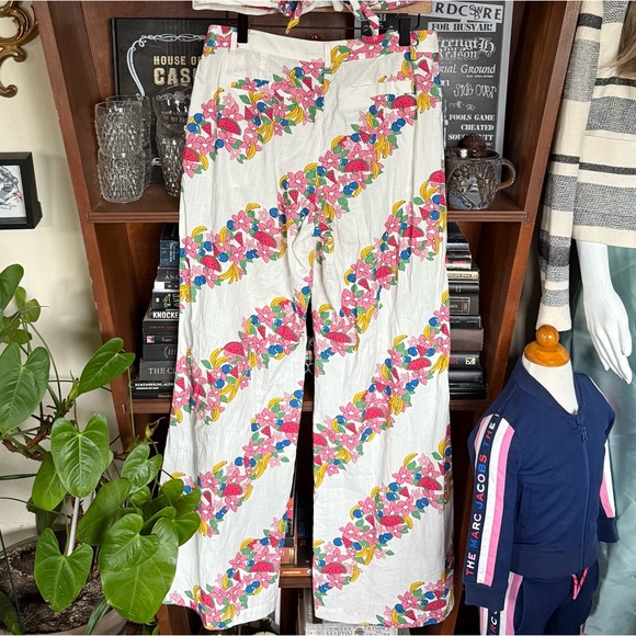 Bailey Rose - Summer Fruit Watermelon Banana Flower Pants - size large - Picture 8 of 9